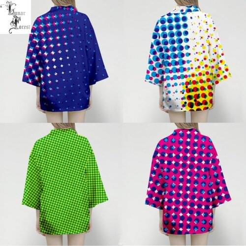 Pop Style Funny 3D Printing Japanese Kimono Haori Yukata Women/Men Fashion Summer Casual Cool Short Sleeve Streetwear