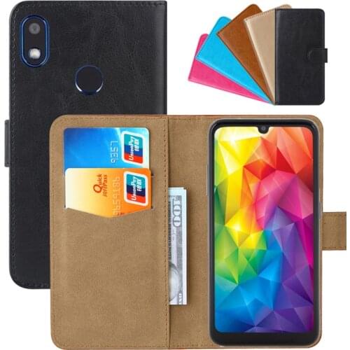 Luxury Wallet Case For HTC Wildfire E1 Plus PU Leather Retro Flip Cover Magnetic Fashion Cases Strap