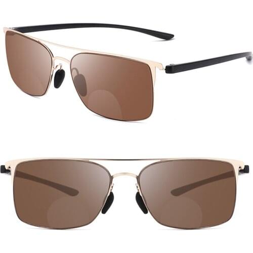 Men Women Double Bridge Ultralight Alloy Progressive multifocal reading Sunglasses Reading Glasses +1 +1.5 +2 +2.5 +3 +3.5