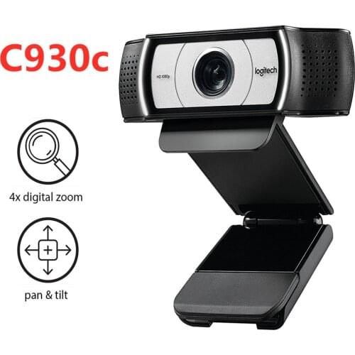 Logitech C930c/c930e HD Pro Webcam Widescreen Video Calling and Recording 1080p Camera, Desktop or Laptop Webcam