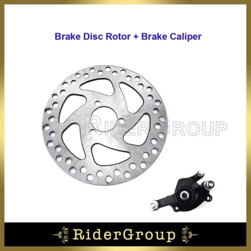 Rear Disc Brake Caliper + 29mm 140mm Brake Disc Rotor For 2 Stroke Minimoto 47cc 49cc Pocket Bike Mini Moto Scooter Dirt Bike Qu