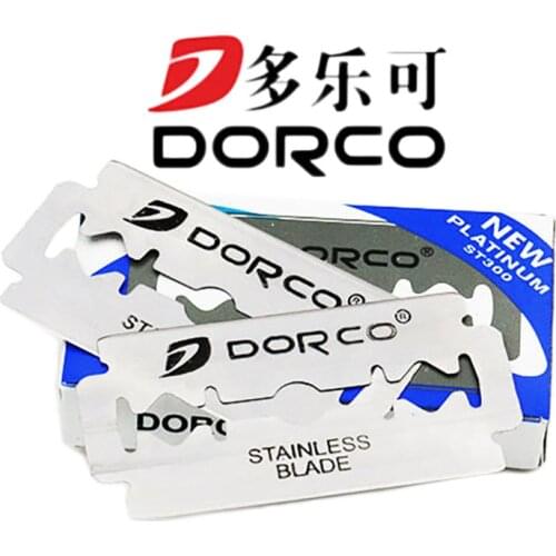Dorco 10 Pcs Razor Blades Stainless Steel Hairdressing Shaving razor blades Knife Blades Salon Barbers Hair Blades Hair Thinning