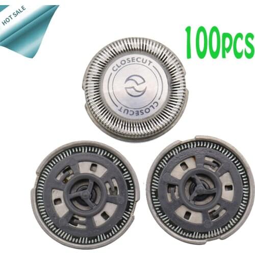 100pcs Replacement Shaver Head for philips HQ56 HQ55 HQ4+ HQ3 Reflex Plus HQ6843 HQ300 HQ64 HQ916 CloseCut Shaver Heads