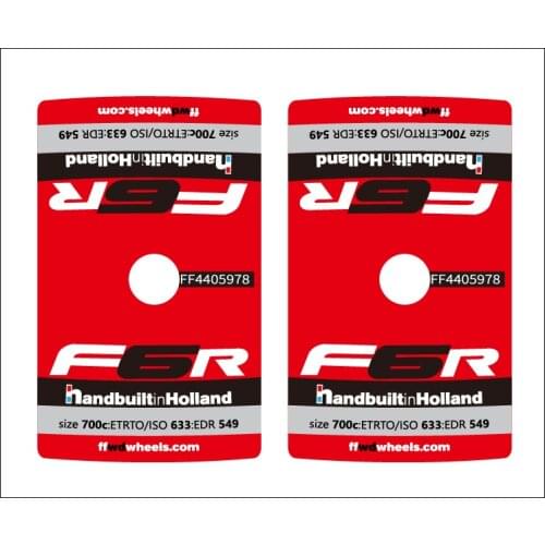2PCS FFWD F6R F3D F4R Valve Sticker for Bike Bicycle Cycling Decals