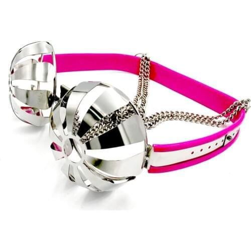 2020 Slave Adult Games Stainless Steel Hollow-out Bra Chastity Device Nipple Breast BDSM Restraints Bondage Sex Toys For couples