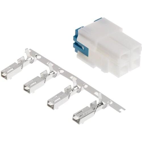 4 Pin Short Wave Radio Power Supply Socket Cable Cord Connector for ICOM IC-7000 IC-7600 FT-450 TS-480