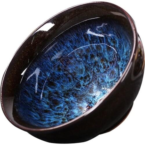 Kiln Change Tea Master Cup Ceramic Glaze Single Pinming Mug Coffee Mug Master Cup Jianzhan Tea Cups