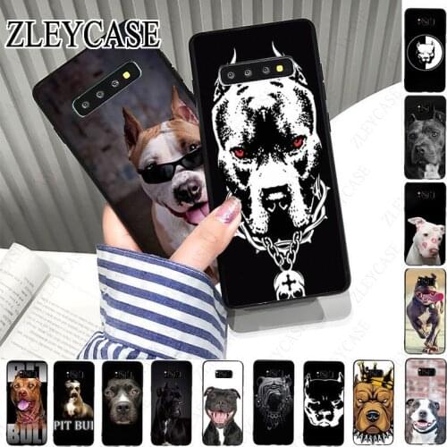 Pit Bull cool dog Phone Case For samsung galaxy s10plus s10e s10lite s9 s8plus s20plus s7 s6edge s20ultra Mobile Cover