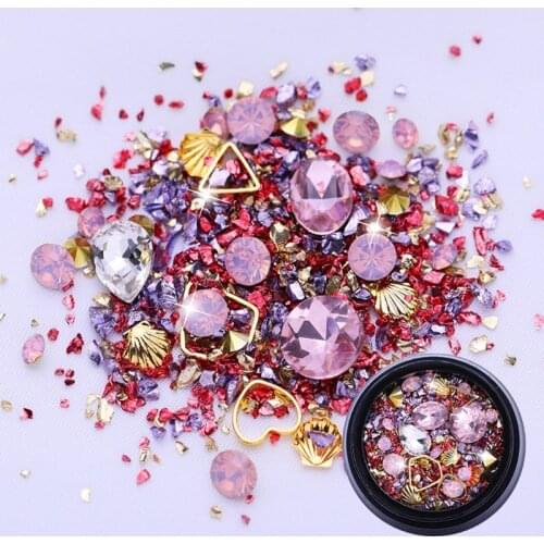 Small Shiny Broken Diamond Mixed Super Flash Crystal Sands Charm For UV Resin Epoxy Mold Decoration Fillings Art Crafts