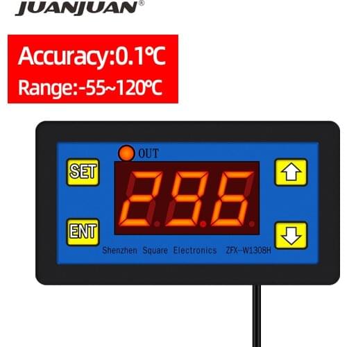 Microcomputer Temperature Controller ZFX-W1308H Thermostat Intelligent Time Controller Adjustable Electronic -55~120 ℃ 50% off