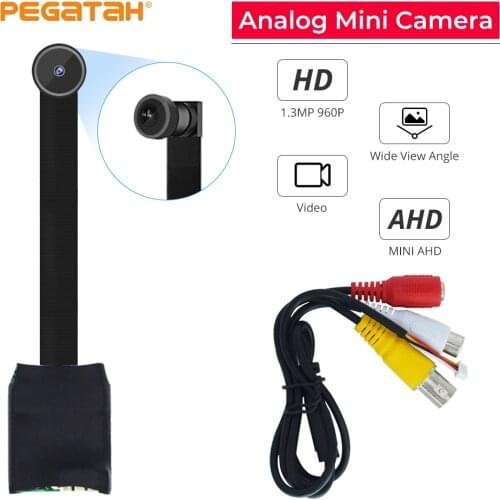 1MP Mini AHD Camera micro camera DC 12V AHD/TVI/CVI/CVBS 4 IN 1 UTC for AHD DVR Kits Micro CCTV Camera Security System
