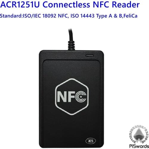 NFC ACR1251U Reader RFID Contactless Readers Writer for Access Control Card ISO 14443-4 / ISO18092 FeliCa card tags