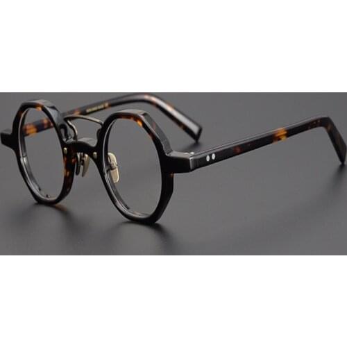 Blue Light Blocking Computer Eyeglasses Vintage Men Acetate Optical Eyewear Anti Blue Rays Hyperopia Myopia Glasses for Women