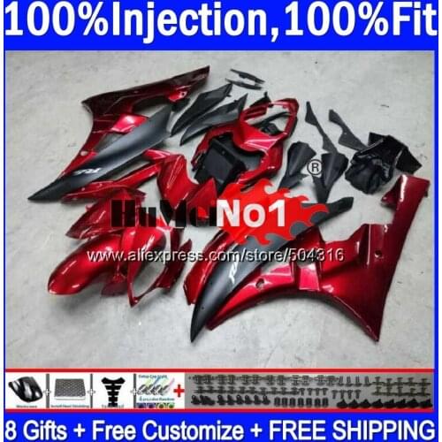 OEM For YAMAHA YZF R 6 YZF 600 YZF-600 7MC.7 YZF R6 06-07 600CC YZF600 YZF-R6 2006 2007 YZFR6 06 07 OEM Wine red Fairings