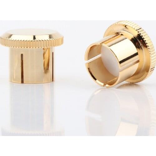 High performance 12pcs Gold plated RCA Noise Reducing Caps - PTFE Insulation