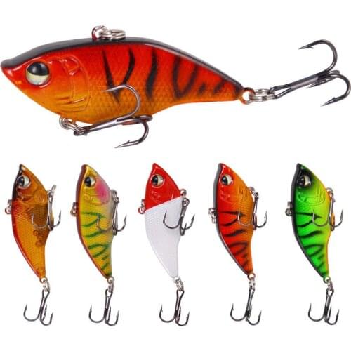 Luya Bait VIB Submerged Bait 5cm / 15g Built-in Lead Block Bionic Hard Bait Artificial Bait Outdoor Fishing Tackle