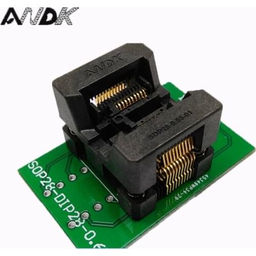 OTS-28-0.65-01 SSOP20 TSSOP20 DIP20 Programming Socket IC Test Socket Programmer Adapter Shrapnel Socket Convertor Conector