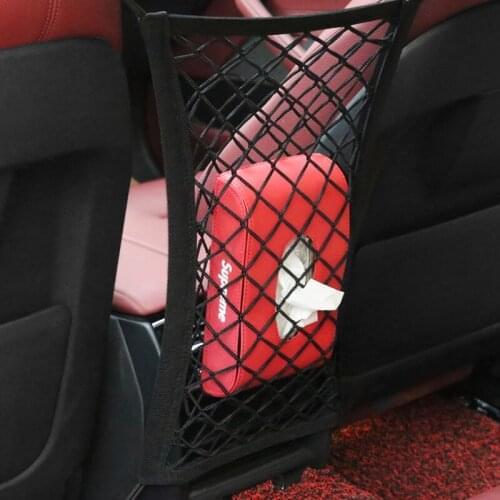 Car seat room storage net pocket storage box vehicle-mounted vehicle storage bag seat back hanging bag vehicle supplies