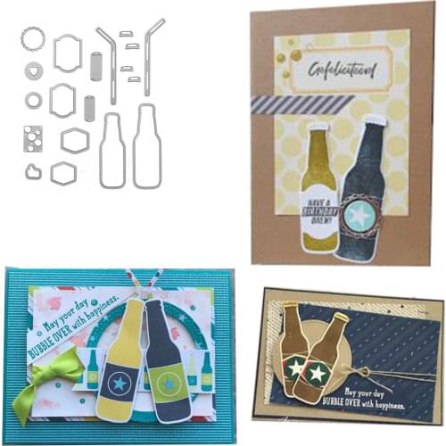 Bottle Metal cutting Die for DIY scrapbook-album Decoration embossed DIY Paper Card