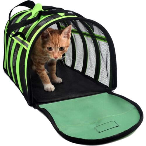 Pet Handbag Carrier Soft Sided Small Cat Dog Comfort collapsible Travel Shoulder Bag Airline Approved Pet Travel Carriers S M L