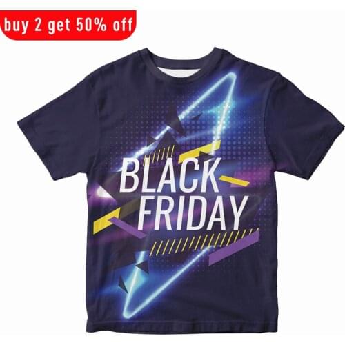 Up to 50% off Black Friday Super Cool T-shirt Happy Weekend Men’s and Women’s Printed T-shirt Top