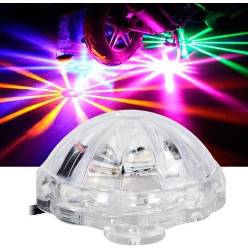 LED Atmosphere Lamp DC 12V Moto Chassis Light Motorcycle Lighting Motorbike Flash Strobe Light colorful rear tail lights