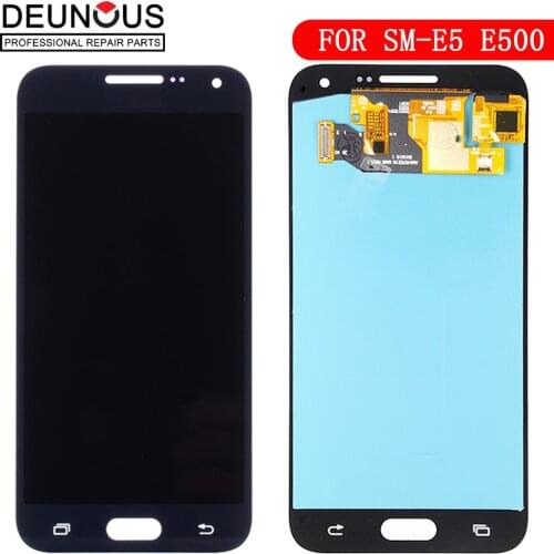 TFT For Samsung Galaxy E5 LCD Touch screen Digitizer Sensor Glass Assembly E500 Display E5000 LCD E500F Display E500H E500M