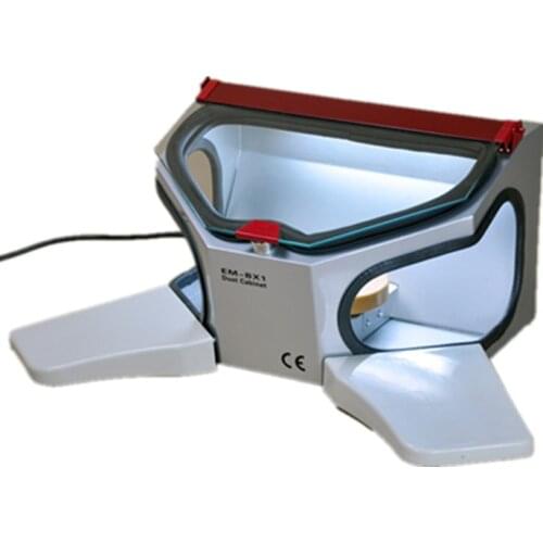 High Quality Dental Lab Equipment Dental Sandblasting Cabinet with Removable Arm Rest with Dust Free Operation