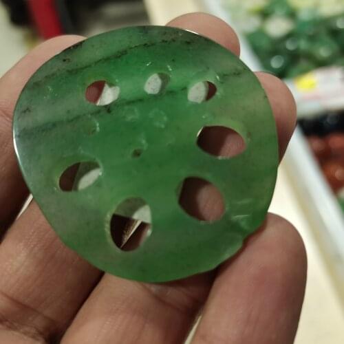 1PCS Dongling stone lotus root slices furniture decoration