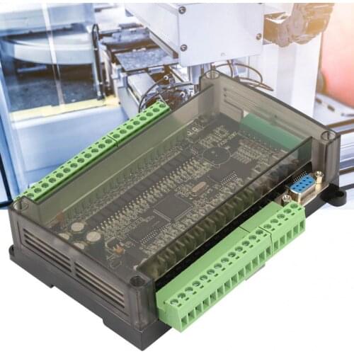 24V 32MT PLC Controller 8 Channel 100k Pulse 32bit MCU 16 Input 16 Transistor Output Stepper Motor Controller