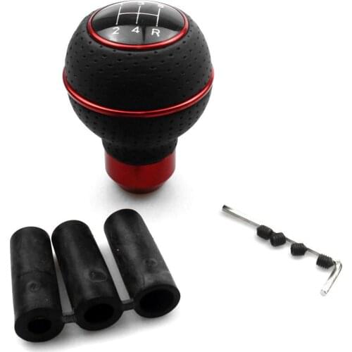 5 Speed Universal Manual Car Auto Gear Shift Knob Lever Stick Shifter Handle Red