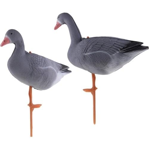 6Pcs/lot New Design Lifelike Lightweight Eating hunting Goose Decoys For Hunting Shooting Made By XPE foam Features of goose
