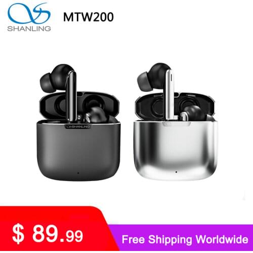 SHANLING MTW200 TWS Ture Wireless Earphone Bluetooth 5.2Waterproof Sports Earbud Headset Support Aptx AAC SBC