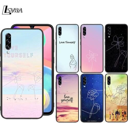 Love Yourself Flower Kpop For Samsung Galaxy A90 A80 A70 A70S A60 A50 A40 A30 A30S A20S A20E A10 A10E A10S Phone Case