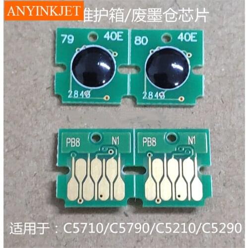 T671600 T6716 Maintenance Ink Tank Chip for Epson WorkForce Pro WF-C5210 WF-C5710 WF-C5790 WF-C5290 Printer