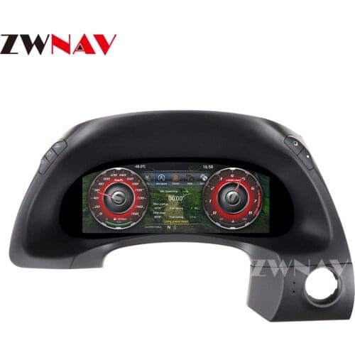 Digital Dashboard Panel Virtual Instrument Cluster CockPit LCD Speedometer For Nissan Patrol 2016-2018 Android 9.0 12.3" Screen