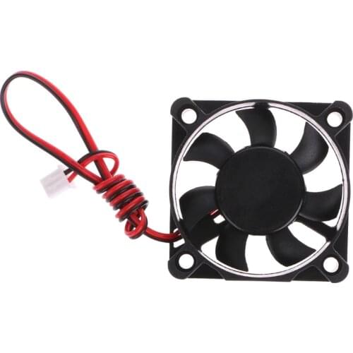 DC 12V 0.12A 2-Pin 50x50x10mm PC Computer CPU System Brushless Cooling Fan 5010