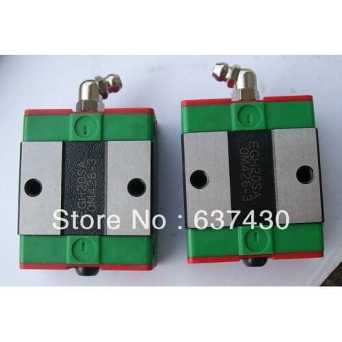 2pcs Brand new HIWIN Linear rail carriage/ block EGH20SA # match with EGR20 Guideway(only carriages bearings)