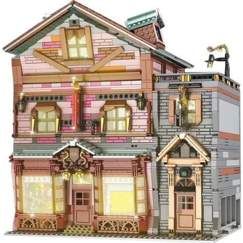 MOULD KING 16039 The Quick Pitch Supplies Building Blocks Kits Bricks Movies Series House Model 75978 Toys for Children Gifts