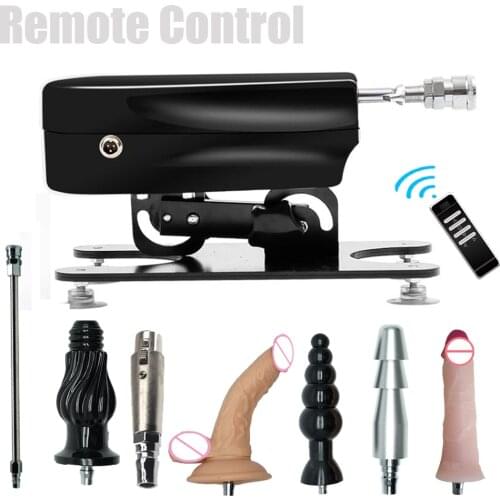 New Automatic Sex Machine Remote Control Strong Power Fuckmachine With Free Attachment Sex Machine Gun For Women Masturbator