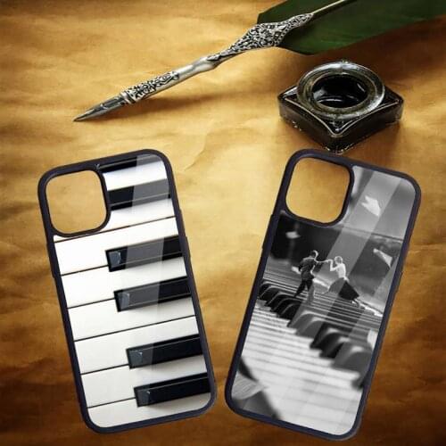 Popular Piano Instruments Phone Case for iPhone 11 12 pro XS MAX 8 7 6 6S Plus X 5S SE 2020 XR Hard PC