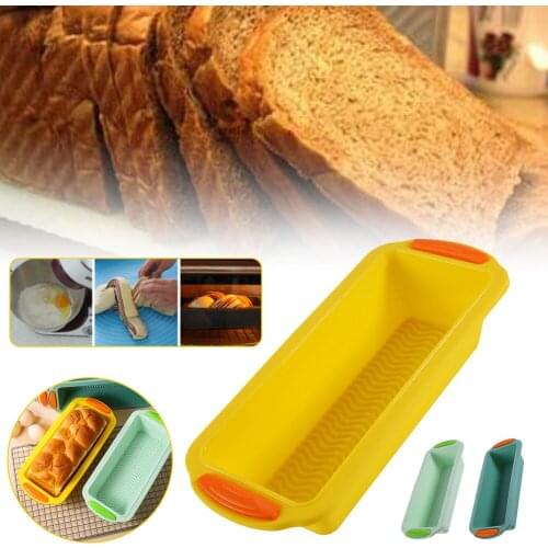Silicone Bakeware Cake Silicone Bread Baking Mold Cake Toast Loaf Pan Non Stick Dishwasher Oven Safe Baking Pan Mold Cake Tools