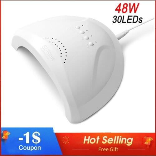 UV LED Lamp For Nails Dryer 48W Ice Lamp For Manicure Gel Nail Lamp Drying Lamp For Gel Varnish Curing Lamp Machine 30 LEDs