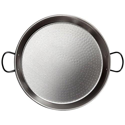 VAELLO-polished steel Paellera, 22cm, to make paellas