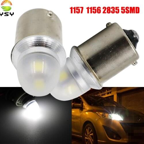 YSY 100X p21w led car Bulb P21/5W 1156 ba15s 1157 bay15d S25 white DRL Reverse Brake Turn Signal Bulb Vehicle Lights DC12V