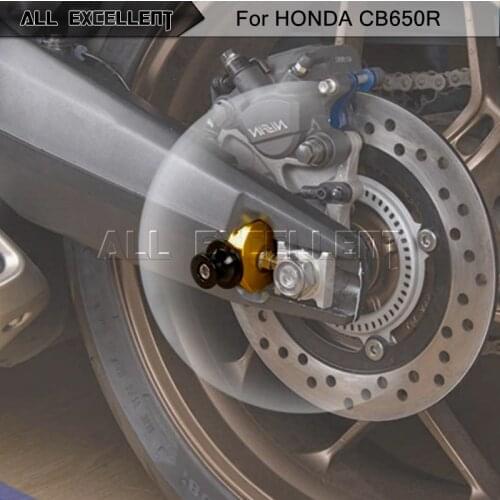 Motorcycle Rear Wheel Fork Axle Slider Swingarm Stand Pick Up For Honda CB650R CBR650R 2019 2020