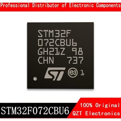 5pcs/lot new original STM32F072CBU6 STM32F072 UFQFPN48 microcontroller MCU In Stock