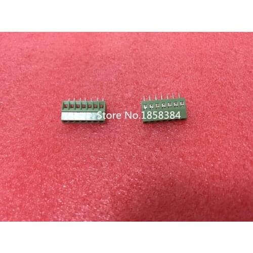 Free shipping 10pcs/lot 7 Poles/7 Pin 2.54mm Pitch PCB Mount Screw Terminal Block Connector