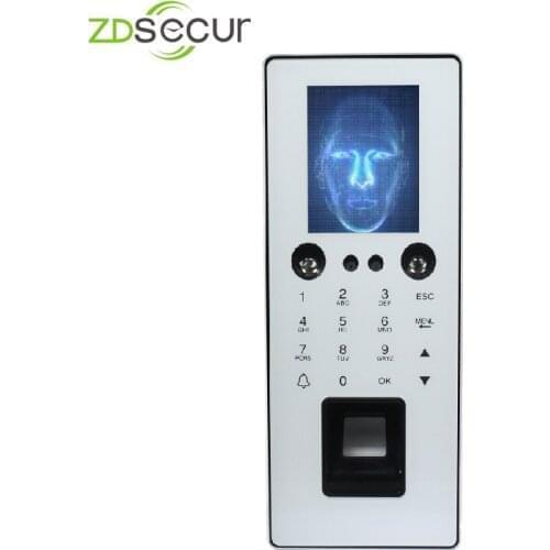 Biometric Facial and Fingerprint Door Access Control System Can Punch RFID Card ZDF1