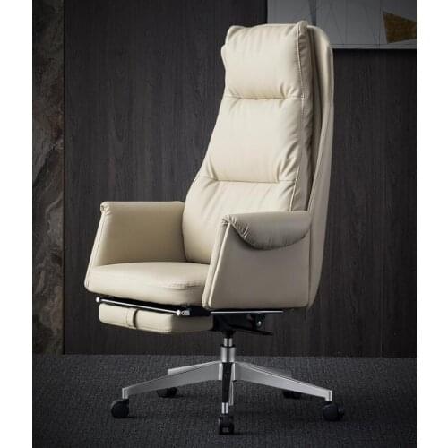 Boss chair leather chair swivel chair computer chair home business class chair office desk chair comfortable reclining office ch